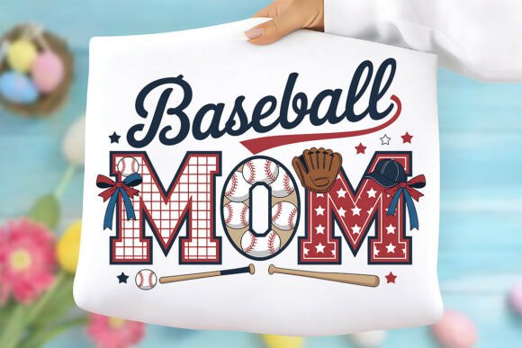 Baseball Mom PNG: Premium Graphics for T-Shirt Designs