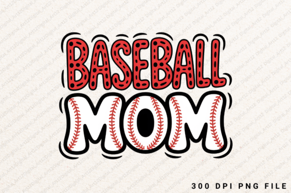 Baseball Mom PNG Review: Graphics for T-Shirt Designs