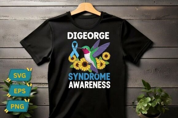 DiGeorge Green Ribbon Graphics for T-Shirt Designs