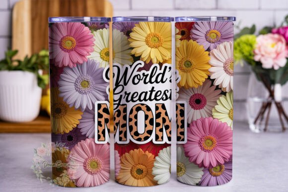 Floral MOM Leopard Tumbler Wraps & Graphics Review
