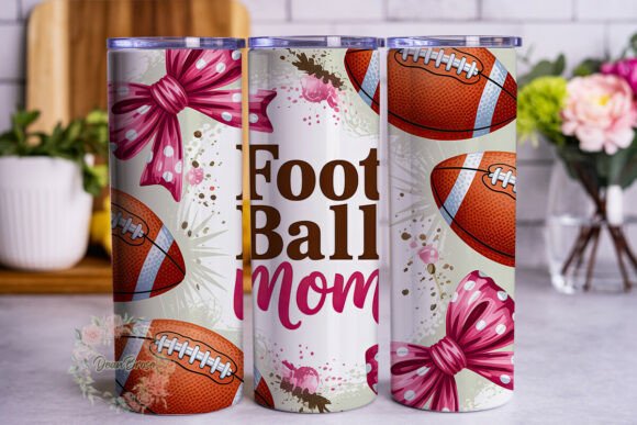 Football Mom Bows 20oz Tumbler Wrap Review