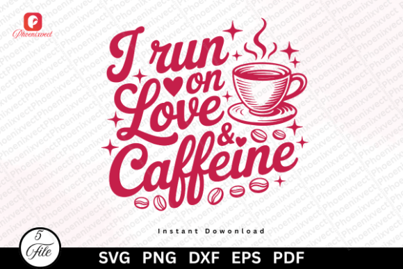 Funny Coffee Lover PNG: Retro Graphics & Illustrations