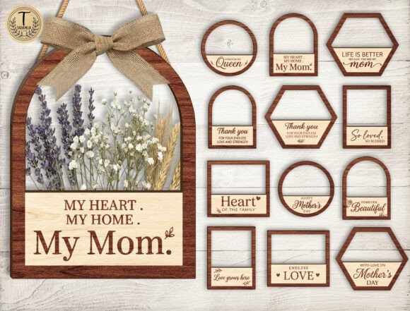 Laser Cutting Mother S Day Frames for Branding