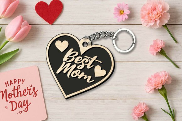 Laser Cutting Mother S Day: Love Heart Keychain SVG Review