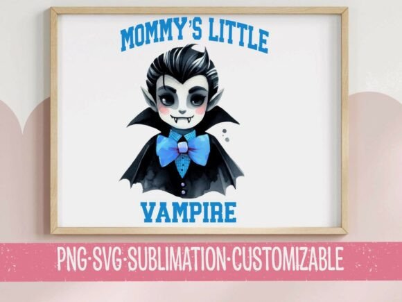 Mommy's Little Vampire SVG: Graphics for T-Shirt Designs