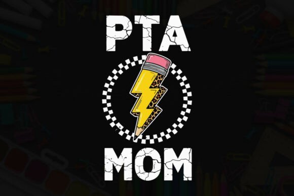 Retro Lightning Pencil: Graphics for T-Shirt Designs